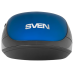 Wireless Mouse SVEN RX-560SW, Silent,  Optical, 800-1600 dpi, 6 buttons, Ergonomic, 1xAA, Blue