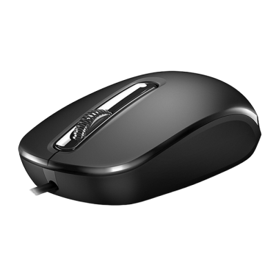 Mouse Genius DX-130, Optical, 1000 dpi, 3 buttons, Ambidextrous, Black, USB