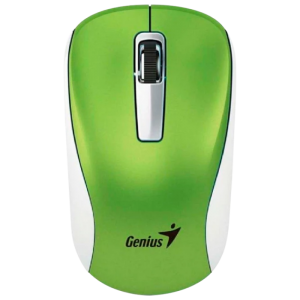 Wireless Mouse Genius NX-7010, Optical, 800-1600 dpi, 3 buttons, Ambidextrous, BlueEye, 1xAA, Green