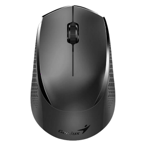 Wireless Mouse Genius NX-8000S, 1200 dpi, 3 buttons, Ambidextrous, Silent, BlueEye, 1xAA, Black