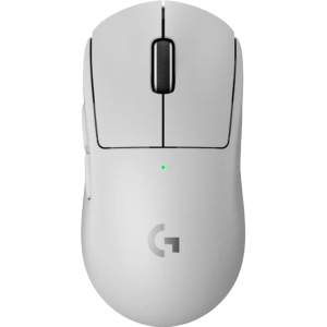 Gaming Wireless Mouse Logitech PRO X Superlight 2, 32k dpi, 5 buttons, 40G, 500IPS, 60g, 2000Hz, 95h, Ambidextrous, Onboard memory, 2.4Ghz, White