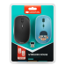 Wireless Mouse Canyon CND-CMSW401MP, Optical, 800-1600dpi, 4 buttons, Ambidextrou, 1xAA, Black/Pic.