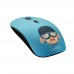 Wireless Mouse Canyon CND-CMSW401MP, Optical, 800-1600dpi, 4 buttons, Ambidextrou, 1xAA, Black/Pic.