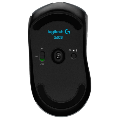  Wireless Gaming Mouse Logitech G603 Lightspeed, Optical, 200-12000 dpi, 6 buttons, Ergonomic, 2xAA