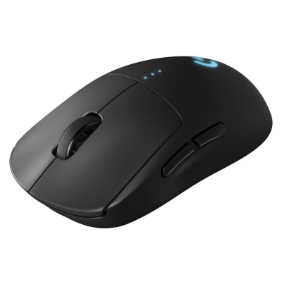  Wireless Gaming Mouse Logitech G Pro, Optical, 100-16000 dpi, 8 buttons, Ambidextrous, 1xAA, Black