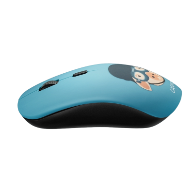 Wireless Mouse Canyon CND-CMSW401MP, Optical, 800-1600dpi, 4 buttons, Ambidextrou, 1xAA, Black/Pic.