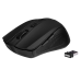 Wireless Mouse SVEN RX-350W, Optical, 600-1400 dpi, 6 buttons, Soft Touch, 2xAAA, Black