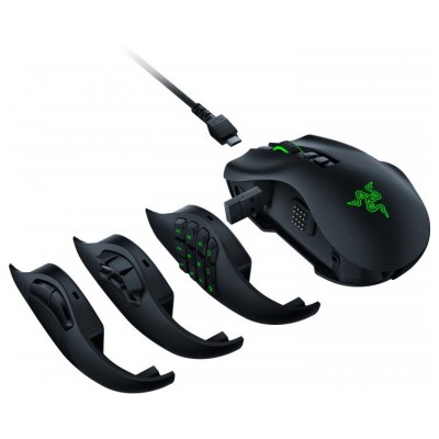 Wireless Gaming Mouse Razer Naga Pro, 20k dpi, 20 buttons, 50G, 650IPS, Opt.SW, 117g, 2.4gHz/BT