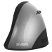 Wireless Mouse SVEN RX-580SW, Vertica, Optical, 800-1600 dpi, 6 buttons, Ergonomic, 300 mAh, Grey
