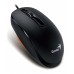 Mouse Genius DX-130, Optical, 1000 dpi, 3 buttons, Ambidextrous, Black, USB