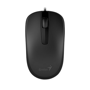 Mouse Genius DX-120, Optical, 1000 dpi, 3 buttons, Ambidextrous, Black, USB