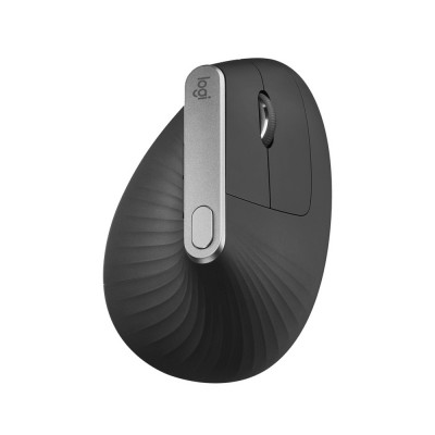 Wireless Mouse Logitech MX Vertical, Optical, 400-4000 dpi, 6 buttons, Bluetooth+2.4GHz, Rech.,Black
