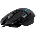  Wireless Gaming Mouse Logitech G502, Optical 100-25600 dpi 11 buttons, RGB, Adjj. Weight, Black USB