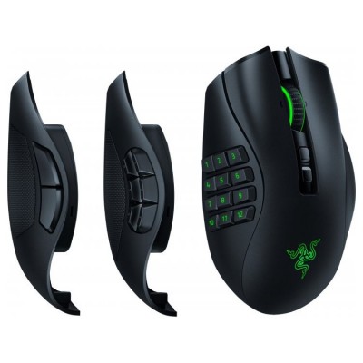 Wireless Gaming Mouse Razer Naga Pro, 20k dpi, 20 buttons, 50G, 650IPS, Opt.SW, 117g, 2.4gHz/BT