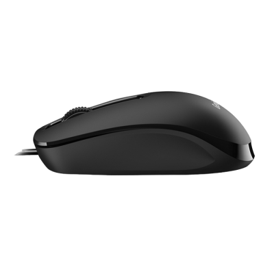 Mouse Genius DX-130, Optical, 1000 dpi, 3 buttons, Ambidextrous, Black, USB