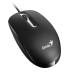 Mouse Genius DX-130, Optical, 1000 dpi, 3 buttons, Ambidextrous, Black, USB