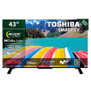 43" LED SMART TV TOSHIBA 43UV2463DG, 4K HDR, 3840 x 2160, VIDAA OS, Black
