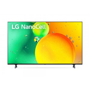 43" LED TV LG 43NANO756QA, Black (3840x2160 UHD, SMART TV, DVB-T/T2/C/S2)
