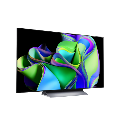48" OLED SMART TV LG OLED48C36LC, Perfect Black, 3840 x 2160, webOS, Black 