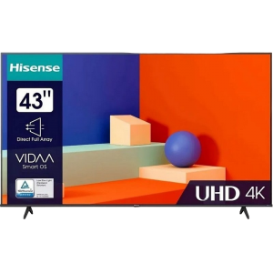 43" LED SMART TV Hisense 43A6K, Real 4K, 3840x2160, VIDAA OS, Black
