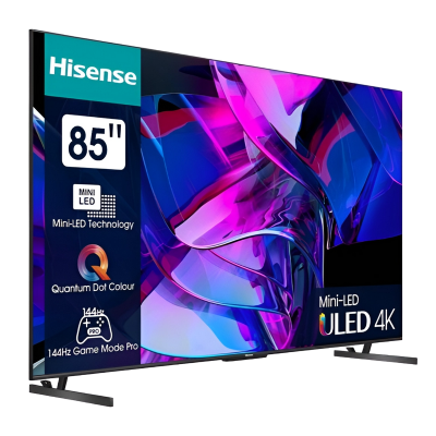 85" LED SMART TV Hisense 85U7KQ, Mini LED 3840x2160, VIDAA OS, Gray