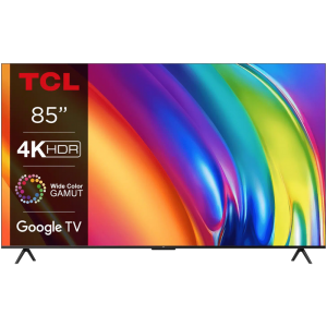 85" LED SMART TV TCL 85P745, Real 4K, 3840x2160, Google TV, Black