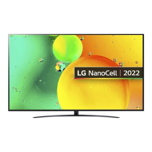 65" LED TV LG 65NANO766QA, Black (3840x2160 UHD, SMART TV, DVB-T/T2/C/S2)
