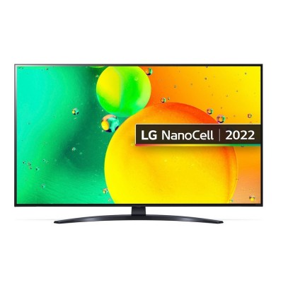 50" LED TV LG 50NANO766QA, Black (3840x2160 UHD, SMART TV, DVB-T/T2/C/S2)