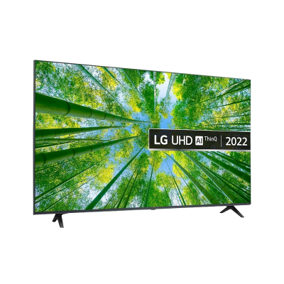 50" LED TV LG 50UQ80006LA, Black (3840x2160 UHD, SMART TV, DVB-T2/C/S2)