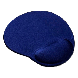Mouse Pad Gembird MP-GEL-B, 240 × 220 × 4mm, Cloth, Gel wrist support, Blue