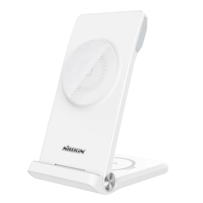 Wireless Charger Nillkin PowerTrio 3 in 1 MagSafe (With MFI), White