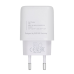 Wall Charger Rivacase PS4191 WD4, + Type-C-C to Type-C, 20W, White