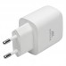 Wall Charger Rivacase PS4191 WD4, + Type-C-C to Type-C, 20W, White