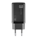 Wall Charger GAN Cellularline, 3 Ports, 2 PD + USB, 65W, Black