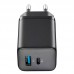 Wall Charger GAN Cellularline, 2 Ports, PD + USB, 45W, Black