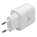 Wall Charger Rivacase PS4191 WD4, + Type-C-C to Type-C, 20W, White