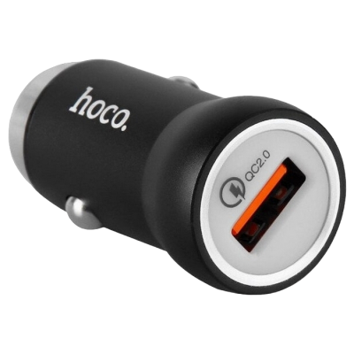 Hoco Z4 QC2.0 Car charger Black