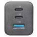 Wall Charger GAN Cellularline, 3 Ports, 2 PD + USB, 65W, Black